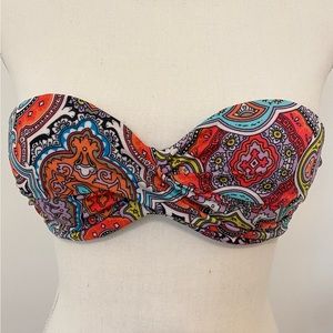 Victoria’s Secret Multi-Color Bandeau Strapless Bikini Swim Top Mix & Match 34A